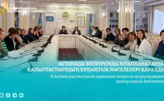В Астане обсудили правовые горизонты электронных библиотек