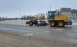 Снегопад в Астане: 1 610 машин на борьбе!
