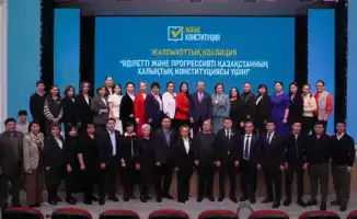 Региональная коалиция в Алматинской области поддерживает новую Конституцию в рамках общенациональной инициативы