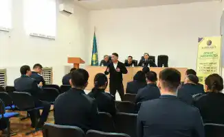 «Закон и порядок»: семинар, освещающий тени наркозависимости, прошел для осужденных в Астане