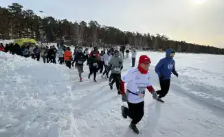 Международный ледовый забег «BURABAY ICE - 2026» собрал более 700 участников из 11 стран на курорте Бурабай