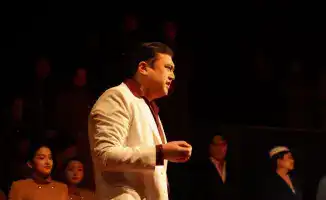 Спектакль Екі ғұмыр в Астане о наркомании и ее влиянии на семьи