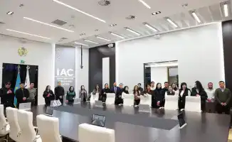 Выездная лекция магистрантов в МФЦА «Астана»