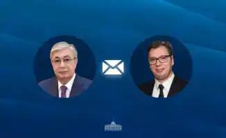 Касым-Жомарт Токаев поздравил Александра Вучича с Днём государственности Сербии