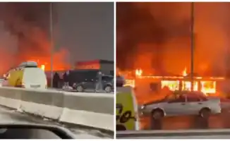 Пламя поглотило мечты: крупный пожар охватил мебельный цех под Алматы