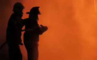 Пожар в Астане: спасён человек из огня на Сарайшыке