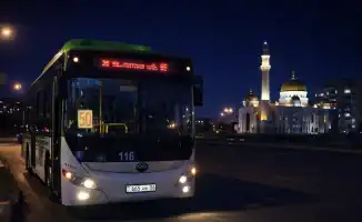 Дополнительные автобусы после тарауих‑намаза в Атырау