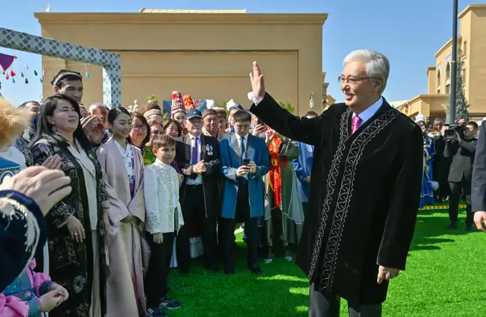 Наурыз мероприятия Президент Касым-Жомарт Токаев выставка ремесел спортивные соревнования Атырау