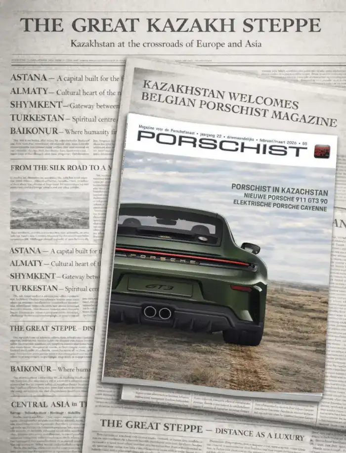 Европейский журнал Porschist представил выпуск о Казахстане с участием Алматы (4)