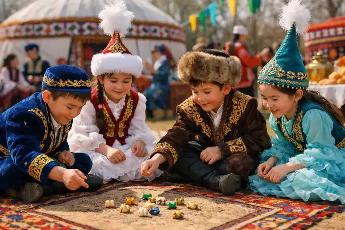 республиканская акция Караван национальных игр в школах страны Наурыз Атырау