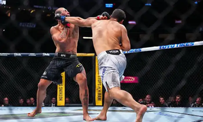 Успех военнослужащего Казахстана на турнире UFC 326: Дияр Нургожай победил Рафаэля Тобиаса Атырау