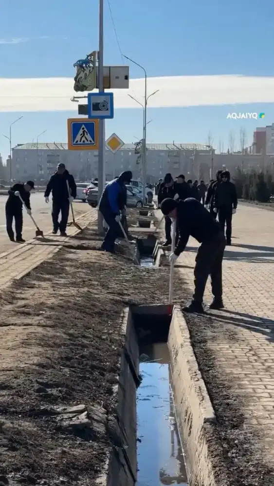 Уральск: весенний субботник или праздник чистоты? Атырау