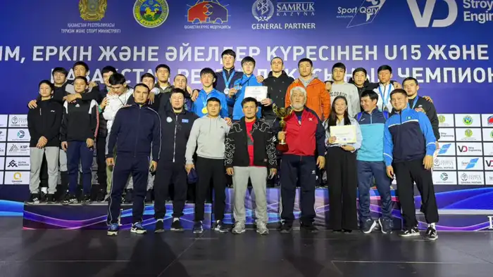 Алматинские борцы одержали победу на чемпионате Казахстана U23 в Таразе Атырау