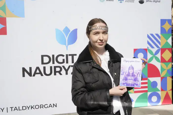 «Digital Nauryz» в Жетісу: с помощью ИИ жители смогли создать свои портреты в образе казахских батыров (2)