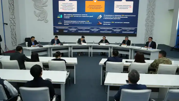 Эксперты обсуждают меры по подготовке к паводкам в Службе центральных коммуникаций при Президенте РК Атырау