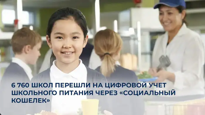 6 760 школ Казахстана завершили переход на цифровой учет питания через «Социальный кошелек» Атырау