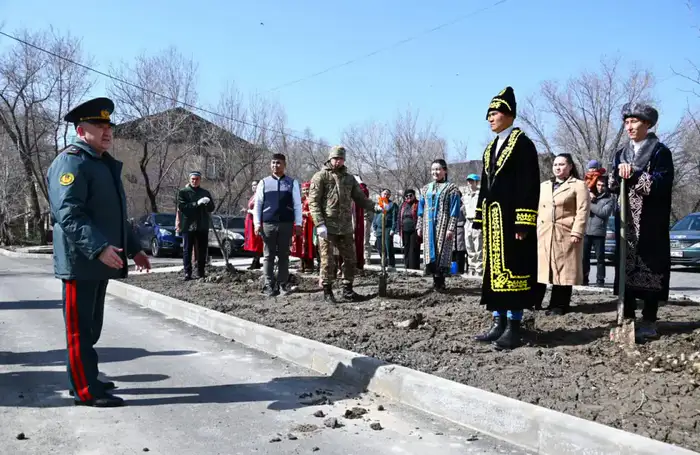 Экологическая акция в гарнизонах на Жаңару күні Атырау