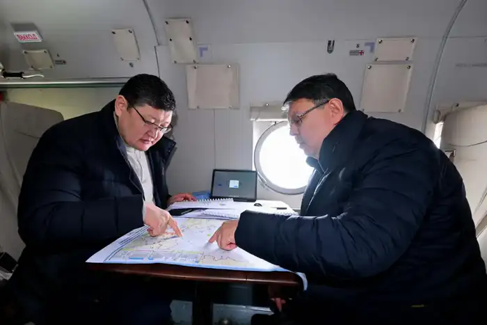 Вице-премьер Канат Бозумбаев проверил готовность к паводковому периоду в области Абай Атырау