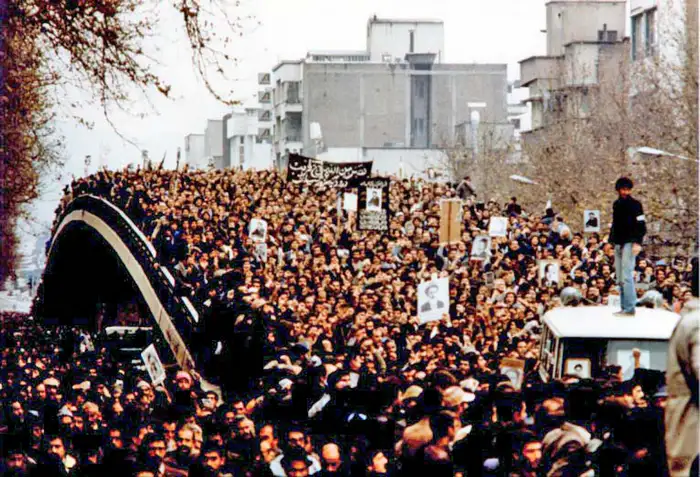 Демонстрация против шаха в Иране, 1978 год. Источник: Wikimedia Commons. Фото с сайта Sajed.ir.