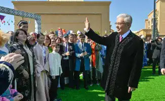 Наурыз мероприятия Президент Касым-Жомарт Токаев выставка ремесел спортивные соревнования