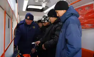 Месячник гражданской обороны в Казахстане