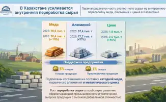 Рост внутренней переработки сырья в Казахстане: влияние на экономику и рынок труда