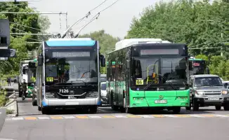 В Алматы продолжаются проверки: 26 из 87 автобусов превышают нормы выбросов