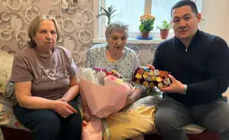 103-летняя труженица тыла Анна Дегтярева проголосовала на референдуме в Астане