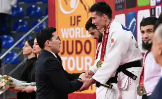 Казахстанский дзюдоист Нурканат Серикбаев завоевал золото на турнире Grand Slam в Тбилиси
