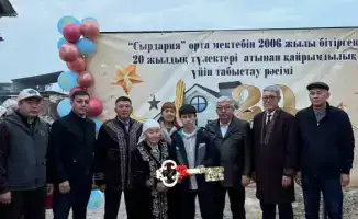 В Шардаре выпускники средней школы "Сырдария" подарили дом нуждающейся семье
