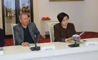 Презентация книг Амангельды Кеншиликулы в Национальной академической библиотеке Казахстана