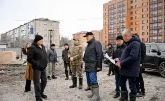 Аким области ознакомился с ходом строительства жилья в Петропавловске