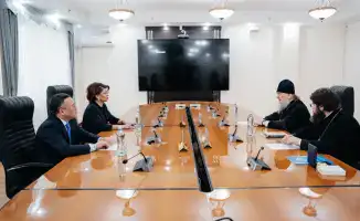 Встреча Аиды Балаевой с митрополитом Александром: укрепление взаимодействия государства и церкви в Казахстане