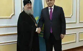 Встреча министра иностранных дел Казахстана с главой Православной Церкви для обсуждения межрелигиозного согласия