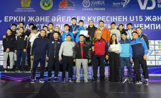 Алматинские борцы одержали победу на чемпионате Казахстана U23 в Таразе