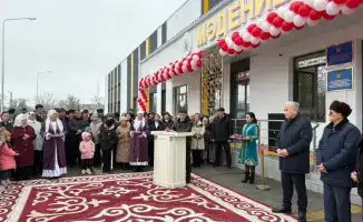 Жители села Матай рады открытию нового дома культуры с спортивным залом
