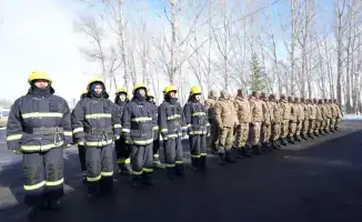 Современная пожарная часть в Сарыозеке укрепляет безопасность сельских жителей