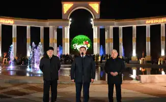 Открытие реконструированного парка в Кызылорде