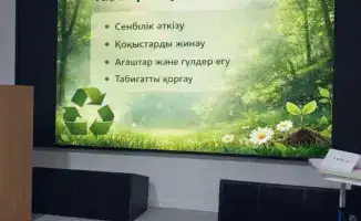 Экологические мероприятия в области Ұлытау: шаг к устойчивому развитию и повышению экологической осведомленности молодежи