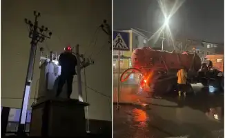 Дожди в Атырау приводят к подтоплению улиц и сбоям в электроснабжении