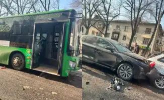 Массовое ДТП в центре Алматы: столкновение на пересечении Жандосова и Ауэзова