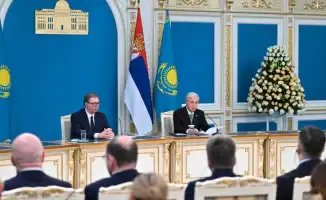 Касым-Жомарт Токаев и Александр Вучич обсудили создание благоприятных условий для сербского бизнеса в Казахстане на брифинге в Астане
