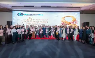 КазМунайГаз чествует женщин-нефтяников к 8 Марта