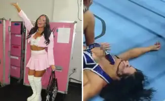 На ринге WWE: Киана Джеймс оказалась в ловушке модного нокаута