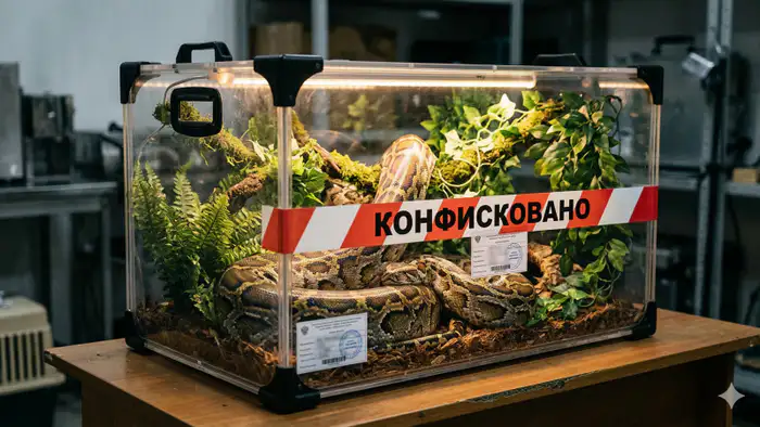 В Атырау у жительницы изъяли питона: вопросы о законности содержания экзотических животных в Казахстане Атырау