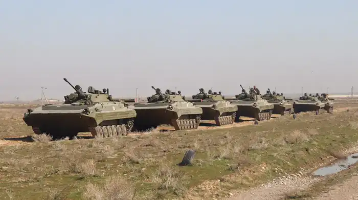 В Туркестанской области на полигоне «Арыс» прошло ротное тактическое учение (3)