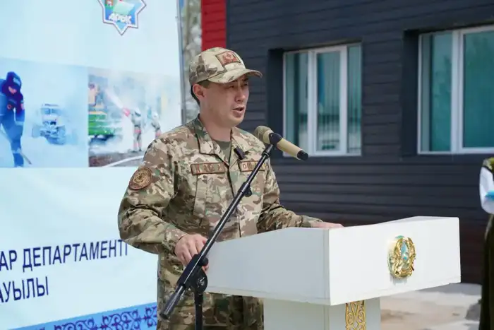 Добровольный пункт пожаротушения в Туркестанской области Атырау