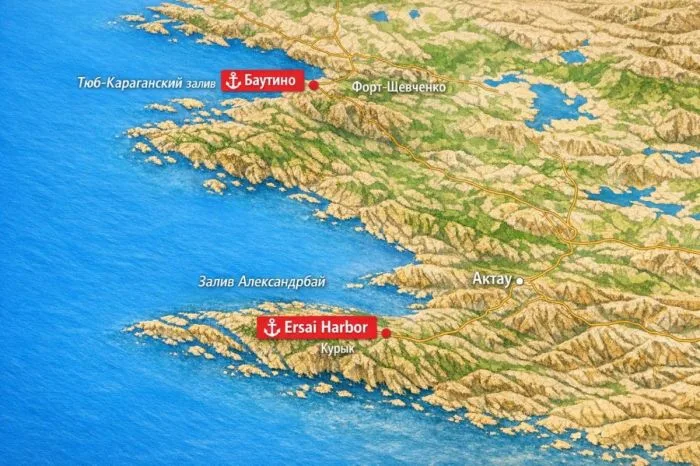 Новые маршруты поставок для завода на Тенгизе: Баутино и Ersai в центре логистики Атырау