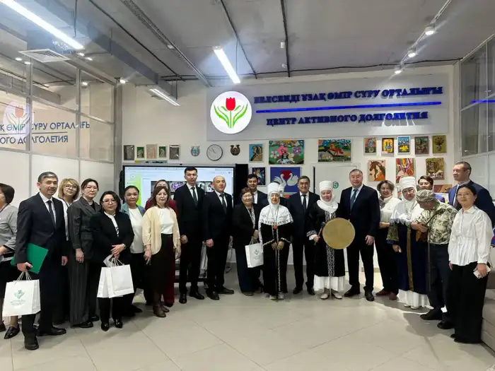 Қырғыз делегациясы Астанада белсенді ұзақ өмір сүру орталығында тәжірибе алмасты Атырау