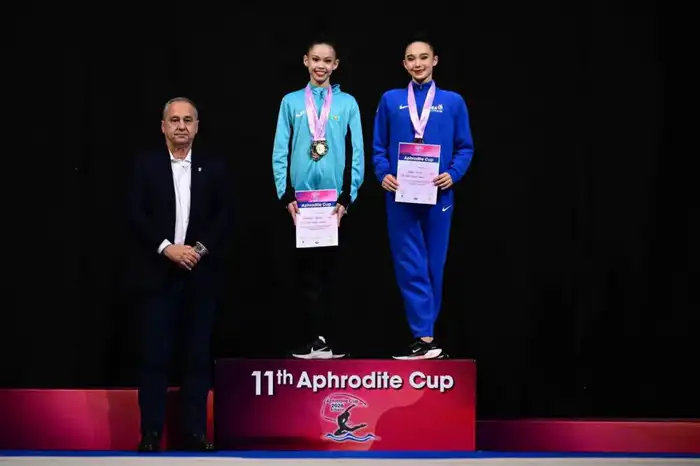 Казахстанские гимнастки завоевали золото на международном турнире «Aphrodite Cup» в Афинах Атырау